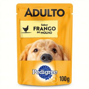 Sache-Pedigree-Frango-Adulto-Racas-Medias-e-Grandes-18x100g
