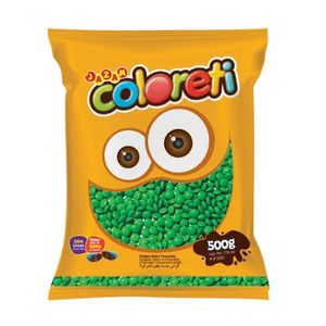 Confete-de-Chocolate-Coloreti-Verde---Pacote-500G