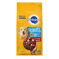 Racao-Pedigree-Dry-Filhotes-Sabor-Carne--Frango---Cereais-2-7Kg