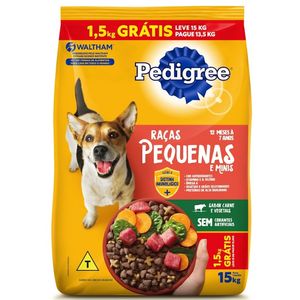 Racao-Pedigree-Adultos-Racas-Pequenas-Leve-15Kg-Pague-13-5Kg