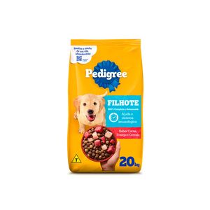 Racao-Pedigree-Filhote-Racas-Medias-sabor-Carne--Frango---Cereais-20kg